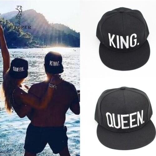 RITOPER Embroidered Snapback Caps Lover Men Women Baseball Cap Black Hip Hop Cap Snapback Hats Chapeau Bone Masculino Fashion