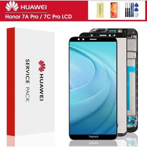 Original 5.7 " Display For Huawei Honor 7C LCD AUM-L41 Display Touch Screen Digitizer Assembly For Huawei 7A Pro AUM-L29