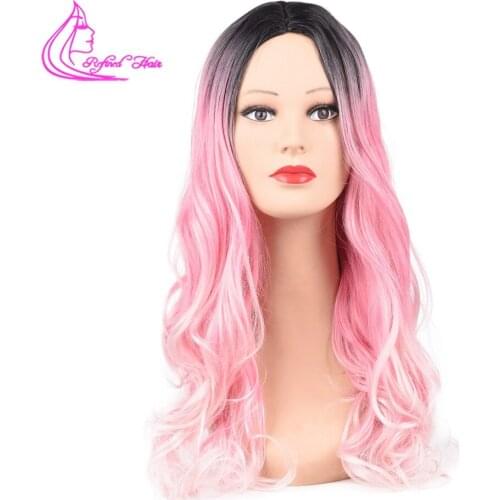 Refined Hair Pink Wigs