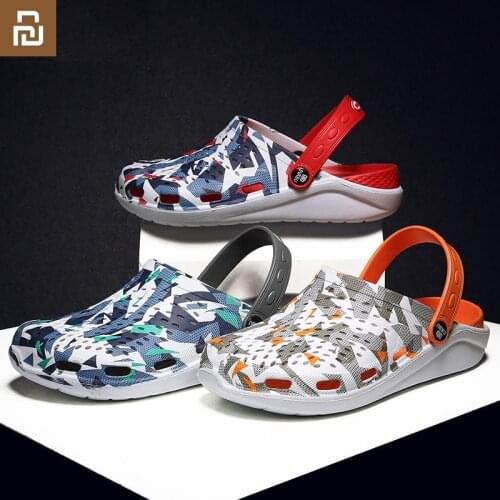 New Youpin Summer Shoes Fashion Design Garden Men Women Casual Sandals Breathable Rubber Indoor And Outdoor Anti-Slip Slippers