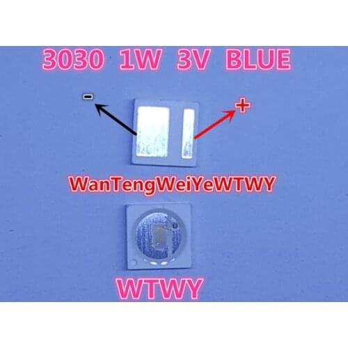 For TCL Quantum Dot TV Backlight Application LED Backlight 1W 3V 3030 BLUE Backlight for LCD Monitor/TV
