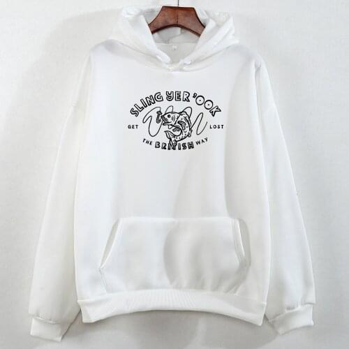 Warm Hiphop Streetwear Hoodies Sportswear K-pop Tops Women Cool Fashionable Long-sleeved Pocket for Girls Japan Fish Printed