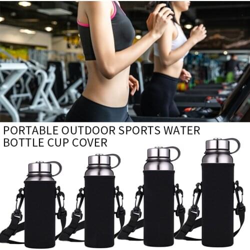 610/800/1100/1500ml Outdoor Portable Sports Water Bottle Carrier Insulated Cup Cover Bag Holder Insulated Cup Cover Bag Holder