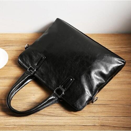 071217 men business briefcase tote bag single shoulder cross body bag