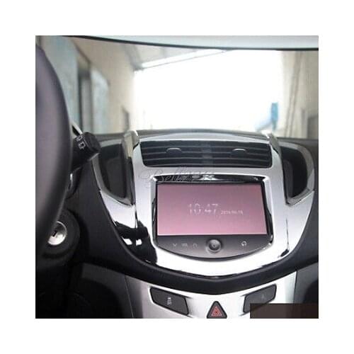 2014 2015 version control metal CD video screen decoration for Chevrolet TRAX