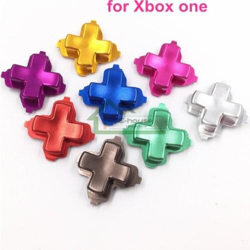 8 Colors Optional Aluminum Alloy Metal Direction Button Aluminum D-Pad Dpad D pad Key Button Replacement for Xbox one Controller