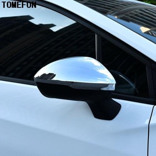 TOMEFON 2pcs For Chevrolet Cruze 2016 2017 ABS Chrome Side Mirror Rear View Mirror Cover Car Exterior Accessories