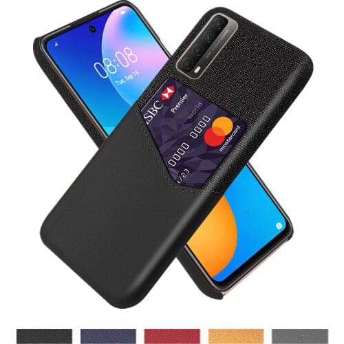 Card Slots Cover Business Funda For Huawei P Smart 2021 2019 2020 Mate 40 30 P50 P40 5G P30 Lite Pro Psmart 2019 2021 Case Coque