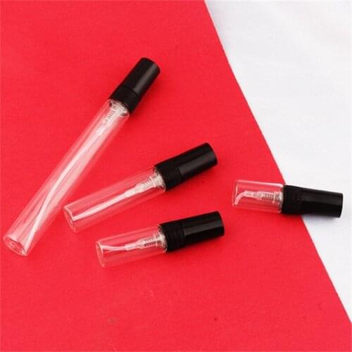 Black 2ml 3ml 5ml 10ml Mist Spray Bottle Spray Pump Bottle Travel Refillable Glass Perfume Bottle With Sprayer