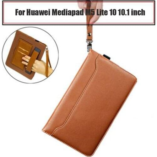 For Huawei MediaPad M5 Lite 10 BAH2-W19/L09/W09 Case Pu Leather Smart Stand Cover Case For Huawei Media Pad M5 Lite 10.1" Tablet
