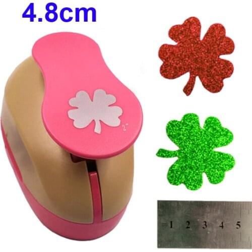 Free shipping 2" (4.8cm) four leaf clover foam punch paper punch for greeting card handmade Scrapbook DIY Embossers puncher