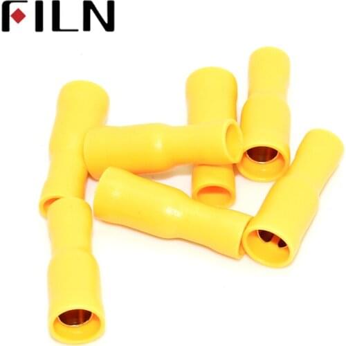 FRD5.5-195 Bullet Shaped Female Insulating Joint Wire Connector Electrical Crimp Terminal AWG12-10 100Pcs/lot