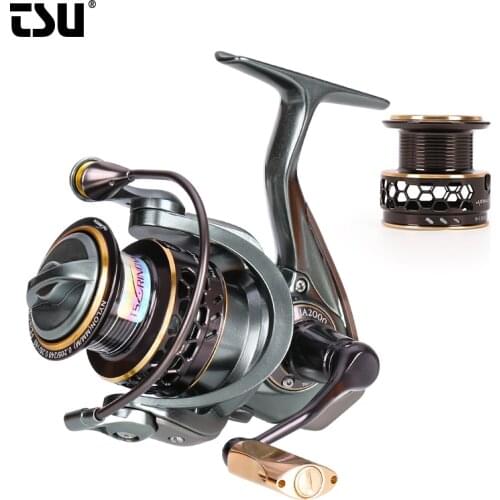 TSURINOYA 2 Spool Spinning Fishing Reel JAGUAR 2000 3000 6KG Max Carbon Drag Carp Long Casting Saltwater Wheel