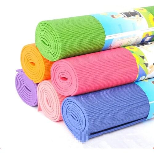 Yoga Mat Anti-Skid Sports Fitness Mat 6mm Thick Pvc Comfort Foam Yoga Matt For Exercise Yoga And Pilates Gymnastics Mat