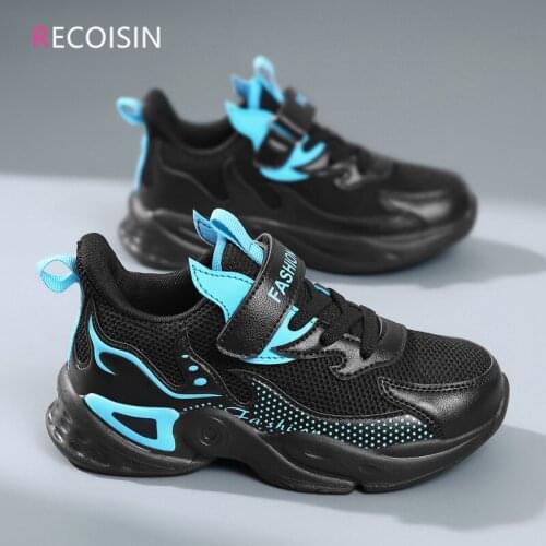 RECOISIN 2021 Autumn Children Shoes Breathable Mesh Sports Shoes for Boys Casual Running Sneakers Boys Kids Shoes Enfant
