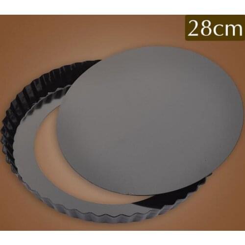 28cm Aluminum Alloy Round Non-stick Pizza dish Chrysanthemum pie plate DIY Baking mold for fruit pie