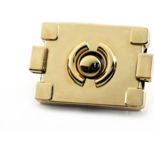 1pcs Metal Push Lock Rectangle Durable Switch Lock Closure Parts for DIY Handbag Shoulder Bag Purse Hardware Accessories