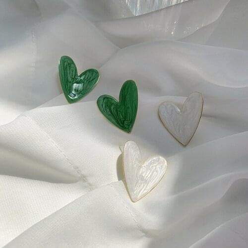 Exaggerated Blooming Sweet and Cool Big Love Earrings 2021 New Trendy Summer Models Wholesale for Woman Trend