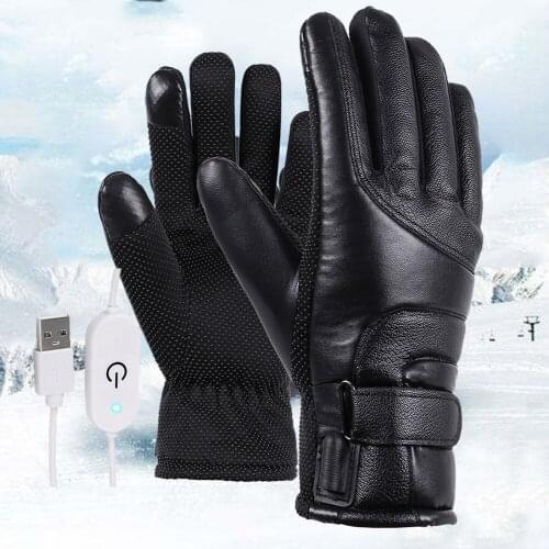 Motorcycle Gloves Moto Gloves Winter Thermal Fleece Lined Winter Water Resistant Touch Screen Non-slip Motorbike Riding Gloves