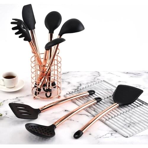 Cooking Tools Set Non-stick Spatula Soup Spoon With Heat Resistant Silicone Handle Kitchenware Set Home Kitchen accessories