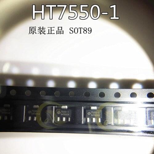 10PCS HT7550-1 SOT-89 7550-1 low voltage stabilizing circuit original products