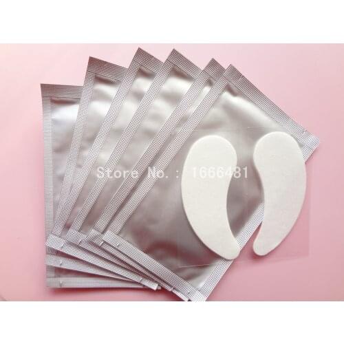 50pairs/lot Eyelash Pad Gel Patch Lint Lashes Extension Mask Eyepads Free Shipping