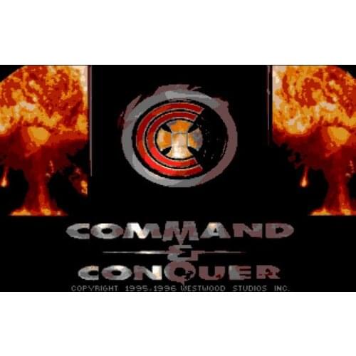 Command & Conquer 16 bit MD Game Card For Sega Mega Drive For Genesis