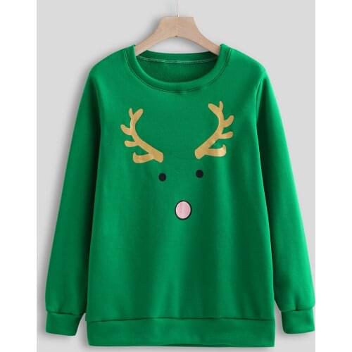 Amazon Ebay speed sell through Europe and the United States hot style Christmas sets printed long-sleeved round collar fleece sp