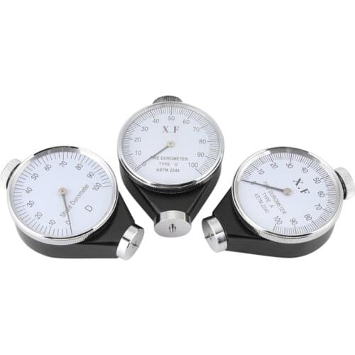 0.1 mm Accuracy Shore Type A/O/D Rubber Tire Durometer Hardness Tester Meter 0-100 HA accurate measurement waterproof not rust