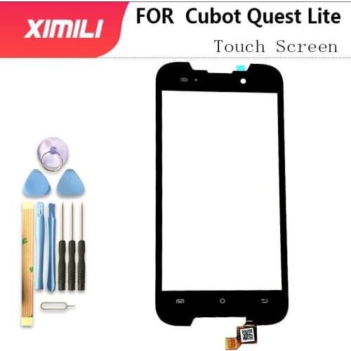 5.0" Outer Glass For Cubot Quest Lite Touch Screen Panel 100% Original Tested Digitizer Sensor Glass Panel Replacement