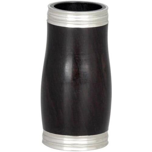 High quality Ebony Clarinet Barrel Buffet with Metal Ring Tuning Bell Metal Hoop for Clarinetist