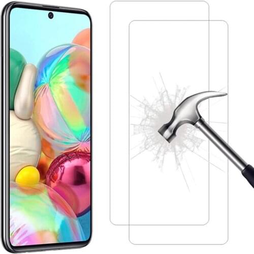 2PCS 9H Tempered Glass Film For Samsung Galaxy A71 A51 A21 A01 A50 A50S A30 A30S A20 A20S A20E A10 A10S A10E Screen Protector