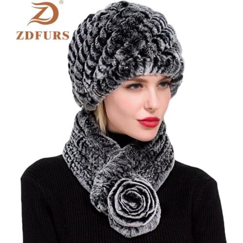 ZDFURS Sets Of Hats And Scarves
