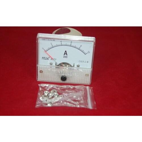 1PC DC 0-10A Analog Ammeter Panel AMP Current Meter 85C1 10A DC directly connect No need Shunt