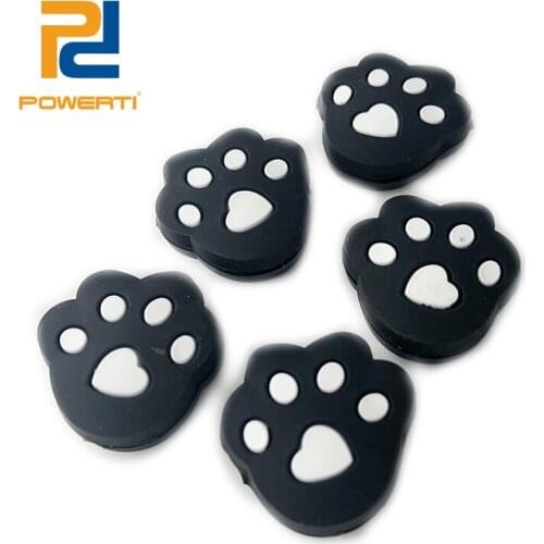 POWERTI 10pcs/lot Tennis Vibration Dampener Foot Bears paw Cute Tennis Dampener 2018 New Arrival