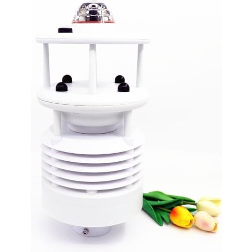 10 in 1 wind speed wind direction Temperature humidity pressure PM2.5 PM10 noise illumination rainfall compact weather station