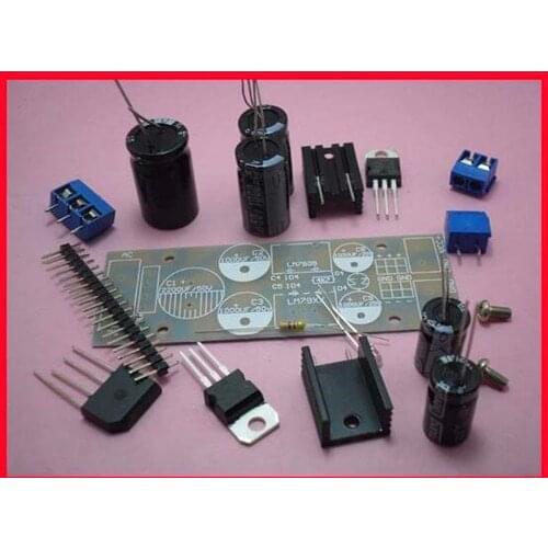 Free Shipping!! LM7815 + L7915 voltage regulator module / output + 15V and -15V Kits /Electronic Component