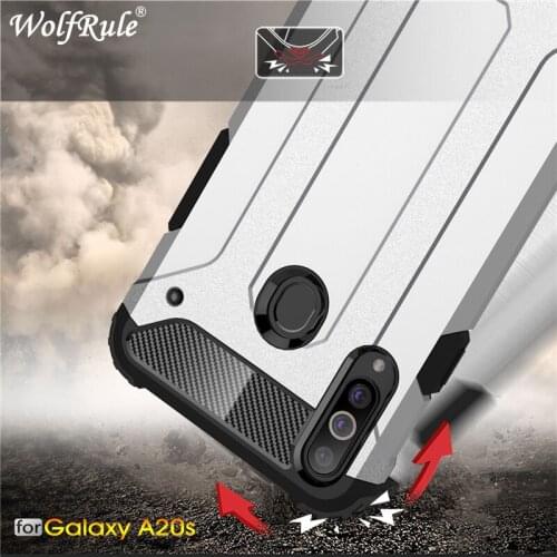Case For Samsung Galaxy A20s Case Full Wrapped Armor Hybrid PC+TPU Shockproof Cover For Samsung A20s Cover For Samsung A20s Case