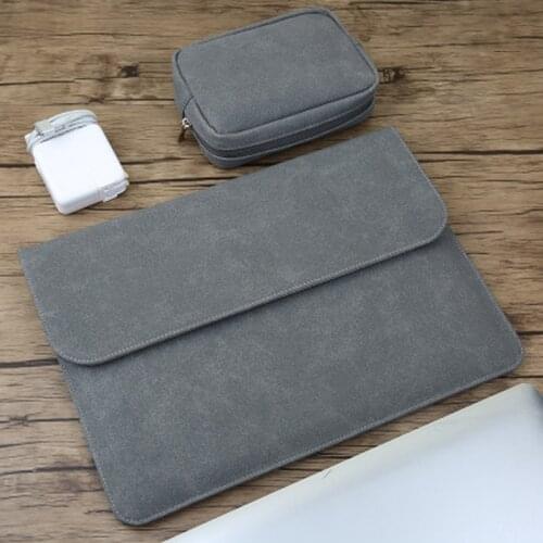 PU Laptop Sleeve Bag For Macbook Air 13 11 12 New Pro 15 Touch Bar 2018 Notebook Case For Xiaomi 13.3 15.6 Surface pro 4 5 Cover