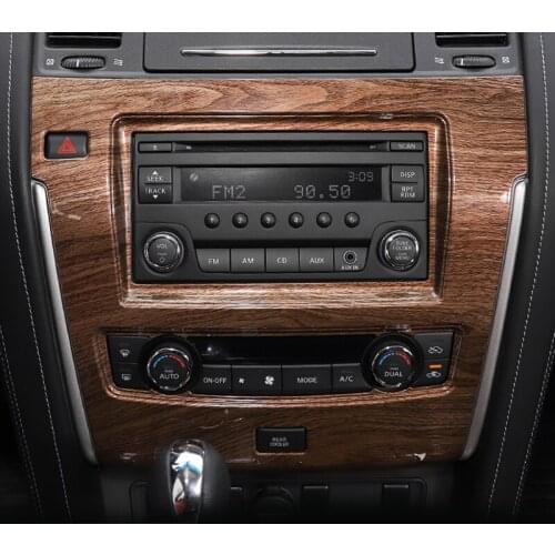 1pc for Nissan PATROL Y62 2017-2020 Center console navigation panel Decorative frame