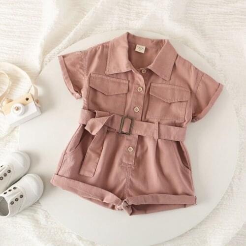 Kacakid Summer Overalls For Girls