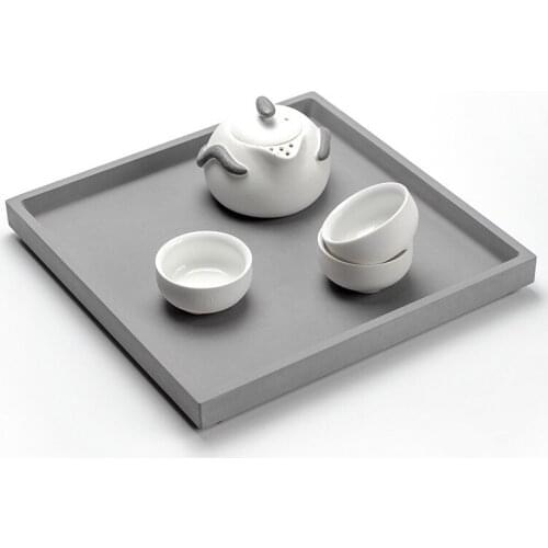 30cm Round Concrete Tray Silicone Mold Big Size Square Cement Home Storage Tray Mold Rectangular Storage Tray Epoxy Mold