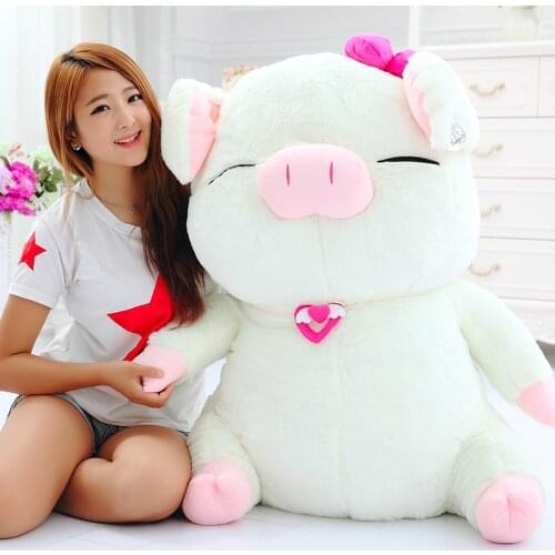 Stuffed toy large 80cm cartoon pig doll ,soft plush toy,throw pillow home decoration birthday gift h2846