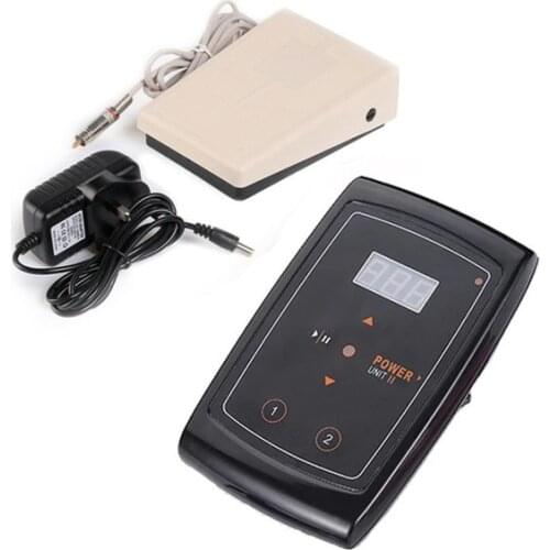 Tattoo Kit Original Tattoo Power Supply Set Digital Display with Pedal for Permanent Makeup Eyebrow Tattoo Machine Kit Supplies