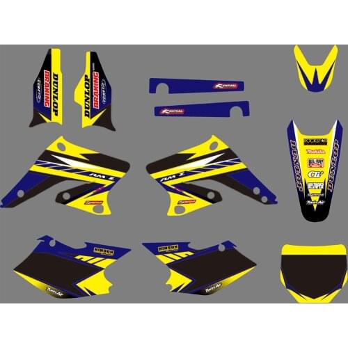 Decal Sticker for Suzuki RM250 2005 2006 Team Background Motorcycle Fairing Graphic RM 250