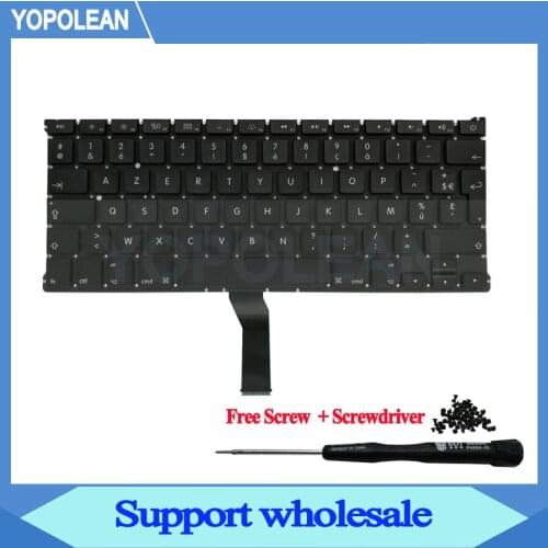 New AZERTY Keyboard For Macbook Air 13" A1369 A1466 French Keyboard 2011 - 2017 Years