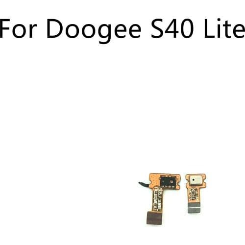DOOGEE S40 Lite Used Flash light With Flex Cable FPC Mic Microphone For DOOGEE S40 Lite MT6739 5.5inch 960X480 Smartphone
