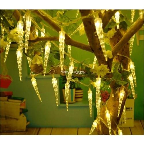 Luminaria 20M 200 LED Garland Christmas String Light Icicle Lamp for Christmas tree Garland wedding party Outdoor Decoration