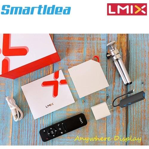 Smartldea X3 Wired Same Screen Smart DLP Pico Projector build-in Battery, 200ansi brightness Pocket LED Projector USB SD Beamer