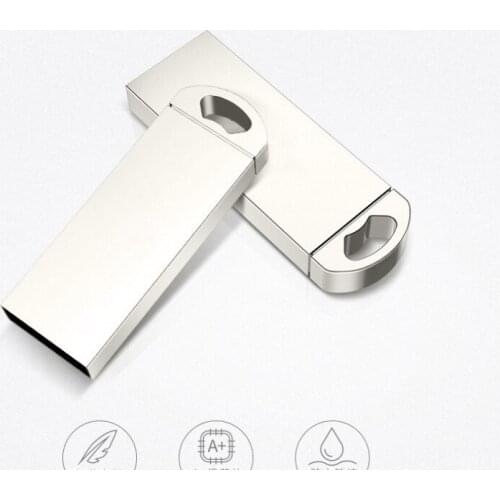 USB Pendrive USB Flash Drive Personalizzabile 16GB 32GB 64GB Free Shiping USB 2.0 128GB Pen Drive Bulk Gift Gadget Photo Stick